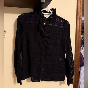 Sazane Chlo blouse in black lace